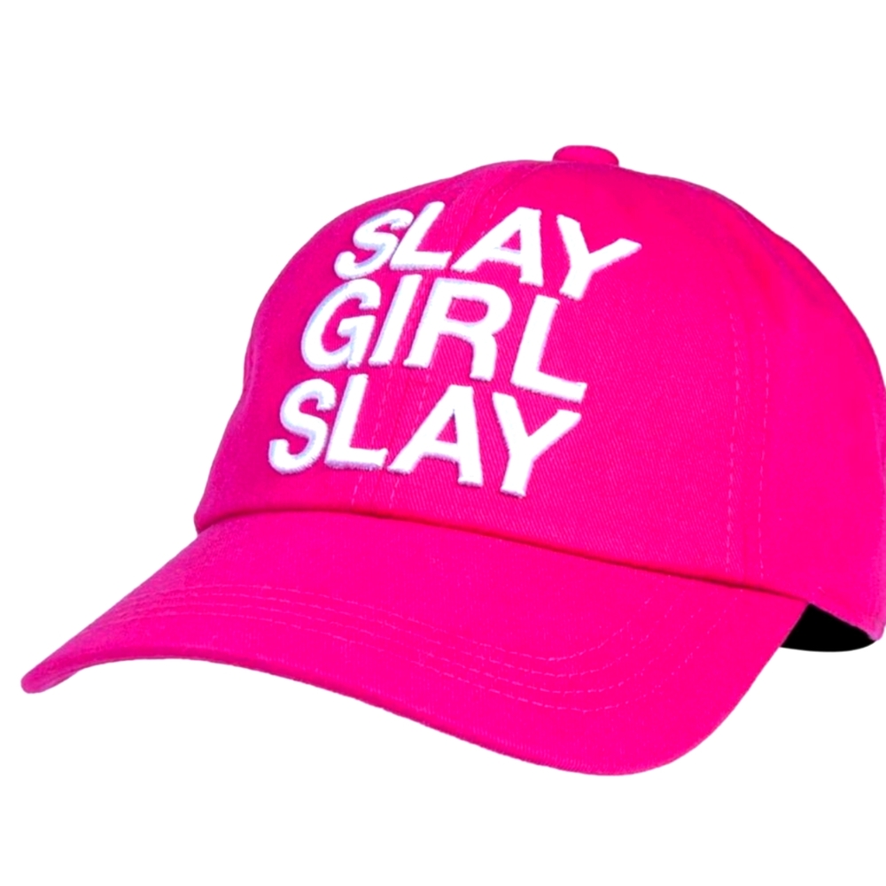 Queer Eye Official Slay Girl Slay Magenta Adjustable Snapback Baseball Cap | NWT